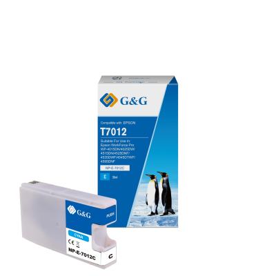 G&G Epson T7012 Cyan Cartucho de Tinta Generico - Reemplaza C13T70124010