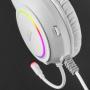 Mars Gaming Auriculares Gaming con Microfono Flexible - Iluminacion RGB - Diadema Ajustable - Almohadillas Acolchadas - Control en Auricular - Cable de 1.80m