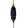 Talius Osprey Auriculares Gaming USB Sonido 7.1 con Microfono - Compatible con PS4 y PC - Microfono Flexible - Controles en Cable - Iluminacion LED 7 Colores - Diadema Ajustable - Cable Reforzado de 2.10m - Color Negro