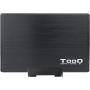 Tooq Carcasa Externa HDD 3.5" SATA USB 3.0 con Soporte - Color Negro