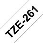 Brother TZe261 Cinta Laminada Original de Etiquetas - Texto negro sobre fondo blanco - Ancho 36mm x 8 metros