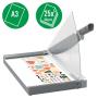 Leitz Precision Office Pro A3 Guillotina de papel - Recorta hasta 25 Hojas - Formato A3 - Corte Acero Rectificado de Precision
