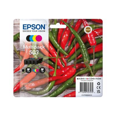 Epson 503 Pack de 4 Cartuchos de Tinta Originales - C13T09Q64010
