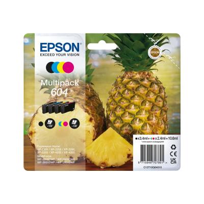 Epson 604 Pack de 4 Cartuchos de Tinta Originales - C13T10G64010
