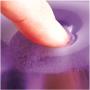 Fellowes Crystal Alfombrilla con Reposamuñecas de Gel - Resistente a las Manchas - 20x23cm - Color Violeta