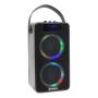 Coolsound Party Boom A360 Altavoz Portatil Bluetooth 100W 2x 4" - Iluminacion LED - USB, MicroSD, Jack3.5mm - Bateria 3.7V 4500mAh - Asa de Transporte- Microfono Incluido