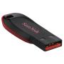Sandisk Cruzer Blade Memoria USB 2.0 128GB - Ultra Compacta - Color Negro/Rojo (Pendrive)