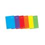 Enri Plus Cuaderno Espiral Formato Folio Pautado 3.5mm - 80 Hojas 90gr con Margen - Cubierta de Plastico - Colores Surtidos