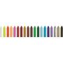 Alpino Pack 24 Ceras de Colores Dacs - Textura Cremosa - Mezclables - Pintado Suave y Cubriente - Colores Surtidos