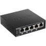 D-Link Switch 5 Puertos Fast Ethernet 1 Puerto Habilitado para PoE