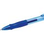 Bic Gel-ocity Original Boligrafo de Tinta Gel Retractil - Punta Media de 0.7mm - Recargable - Grip de Goma - Clip de Plastico - Color Azul