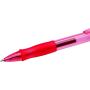Bic Gel-ocity Original Boligrafo de Tinta Gel Retractil - Punta Media de 0.7mm - Recargable - Grip de Goma - Clip de Plastico - Color Rojo