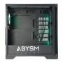 Abysm Gaming Danube Mura BX300 ARGB Caja Torre ATX, EATX, ITX, micro ATX - Lateral Cristal Templado - 3.5" y 2.5" - USB-C 3.2, USB-A 3.2 y Audio - 4 Ventiladores ARGB Instalados - Soporta Refrigeracion Liquida