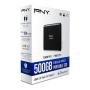 PNY EliteX-PRO CS2260 Disco Duro Solido SSD Portatil 500GB USB-C 3.2 Gen 2x2