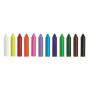 Alpino Pack de 12 Ceras de Colores Dacs - Textura Cremosa - Mezclables - Pintado Suave y Cubriente - Colorido y Creativo - Colores Surtidos