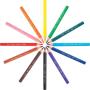 Bic Kids Evolution Triangle Pack de 12 Lapices de Colores Triangulares - Punta Ultraresistente - Sin Madera