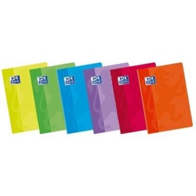 Oxford Classic Pack de 10 Libretas Grapadas Formato A4 Milimetrado - 48 Hojas con Margen - Tapa Blanda Plastificada - Colores Surtidos