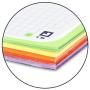 Oxford Europeanbook 5 Lagoon Cuaderno Espiral Formato A4+ Cuadriculado 5x5mm - 120 Hojas - Tapa de Plastico - 5 Bandas de Color - Colores Surtidos
