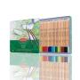 Derwent Academy Pack de 24 Lapices Acuarelables - Flexibilidad de la Acuarela - Cuerpos de Madera Natural - Faciles de Usar - Pigmentos de Calidad - Mezclables y Disolubles - Colores Surtidos