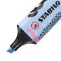 Stabilo Boss 70 Pastel by Ju Schnee Rotulador Marcador Fluorescente - Trazo entre 2 y 5mm - Tinta con Base de Agua - Color Azul Nublado