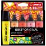 Stabilo Boss Original Arty Pack de 5 Marcadores Fluorescentes Colores Calidos - Trazo entre 2 y 5mm - Tinta con Base de Agua