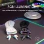 Mars Gaming Auriculares Inalambricos Premium TWS MHI-ULTRA - ANC+ENC+PASIVA - Sonido Neographene - 24h de Bateria - Base de Carga Inalambrica - Iluminacion RGB FLOW - Bluetooth 5.3 - Resistencia IPX4 - APP de Control IOS & Android - Color Blanco