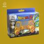 FR-TEC Combo Pack Dragon Ball Z PS4 Carcasa Rigida Protectora + Grips para Agarre de Dedos - Diseño Oficial Dragon Ball - Pegatina para LED - Color Amarillo