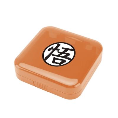 FR-TEC Caja de Transporte para Juegos de Nintendo Switch - Diseño Oficial de Dragon Ball Super - Capacidad para 24 Juegos y 2 Microsd - Plastico Resistente - Color Naranja