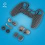 FR-TEC Racing Enhance Kit para PS5 - Protector de Silicona - Grips con Relieve - Espumas de Control - Gatillos con Modos de Disparo - Botones Adicionales - Herramienta de Extraccion - Accesorios de Precision para Mando - Color Gris