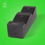 FR-TEC Estacion de Carga Dual Charging Station Compatible con Xbox Series X/S y Xbox One - Diseño Elegante - Funcionamiento Sencillo - Leds Indicadores de Carga - Incluye Baterias Recargables de 1200Mah y Tapas de Bateria - Color Negro
