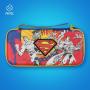FR-TEC Bolsa Premium Superman para Nintendo Switch - Compatible con Todos los Modelos - Estuche de Alta Calidad con Soporte Incorporado - Incluye Caja de 4 Juegos - Material Interior Protector Aterciopelado - Color Varios