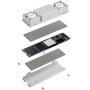 PNY CS3150 Disco Duro Solido SSD M2 2TB NVMe PCIe Gen5 x4 con Disipador Termico - Color Blanco