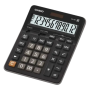 Casio GX-12B Calculadora de Escritorio - Pantalla LCD de 12 Digitos - Solar y Pilas - Color Blanco