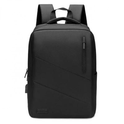 Subblim Mochila para Portátil City Backpack 15,6" - Compartimento acolchado - Resistente al agua - Puerto USB - Color Negro