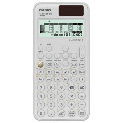 Casio Iberia Classwiz FX-991 SP Calculadora Cientifica Pantalla LCD 12 Digitos - Mas de 560 Funciones - Tapa Protectora - Color Blanco