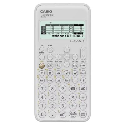 Casio Iberia Classwiz FX-570SP Calculadora Cientifica Pantalla LCD 12 Digitos - 560 Funciones - Tapa Protectora - Color Blanco
