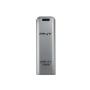 PNY Elite Steel Memoria USB 3.1 128GB - Acabado en Metal - Enganche para Llavero - Color Acero (Pendrive)