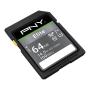 PNY Elite Tarjeta SDXC 64GB U1 V10 Clase 10