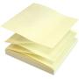Global Notes inFO Z-Notes Bloc de 100 Notas Adhesivas 75 x 75mm - Plegadas en Forma de Z - Certificacion FSC? - Color Amarillo