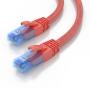 Aisens Cable de Red Latiguillo RJ45 Cat.6 UTP AWG26 CCA - 25cm - Color Rojo