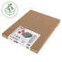 Esselte Pack de 3 Cajas Medianas de Almacenamiento con Tapa 265x100x360mm - Carton 100% Reciclado y Reciclable - Diseño Gris con Dibujo
