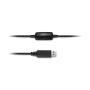 Kensington Auriculares con Microfono USB - Diadema Ajustable - Almohadillas Acolchadas - Controles en Cable - Cable de 1.80m - Color Negro