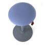 Cromad Design Taburete Multiusos - Asiento con Altura Ajustable - Giro de 360º - Tejido a Prueba de Agua - Color Azul Claro/Gris