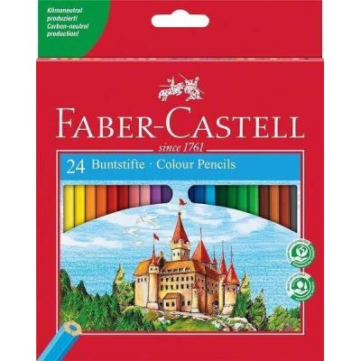Faber-Castell Classic Colour Pack de 24 Lapices de Colores Hexagonales - Resistencia a la Rotura - Colores Surtidos