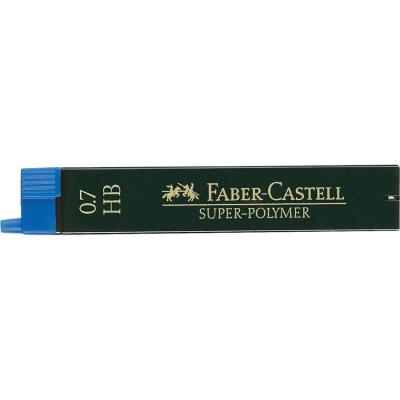Faber-Castell 9067 Pack de 12 Minas Super-Polymer para Portaminas 0.7 HB - Resistentes y Suaves