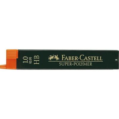 Faber-Castell 9069 Pack de 12 Minas Super-Polymer para Portaminas 1.0 HB - Resistentes y Suaves
