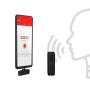 Ksix Microfono Inalambrico USB-C - Autonomia hasta 10h - Hasta 20m Transmision