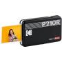 Kodak Mini 2 Retro Pack de Impresora Fotografica Portatil Bluetooth + 60 Hojas de Papel Fotografico - Formato de Impresion 5,3x8,6cm - Alimentacion por Bateria - Color Negro