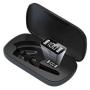 DCU Tecnologic Auriculares Bluetooth Action Pro - 18h de Llamada/Musica - Estuche de Carga con Indicador LED - Libertad de Movimiento - Color Negro