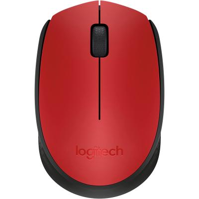 Logitech M171 Raton Inalambrico 1000dpi - 3 Botones - Uso Ambidiestro - Color Rojo